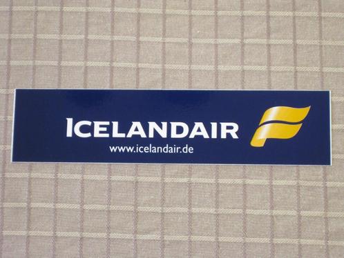 Sticker Icelandair, Verzamelen, Luchtvaart en Vliegtuigspotten, Verzenden