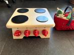 houten kookfornuis + kookspullen, Ophalen, Gebruikt, Hout, Speelkeuken