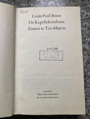 Louis Paul Boon “De kapellekensbaan - zomer ter muren” beschikbaar voor biedingen