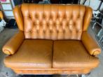 Fauteuil en cuir camel, Maison & Meubles, Enlèvement, Cuir