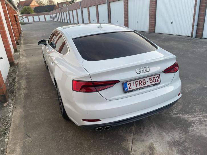Audi a5, Auto's, Audi, Particulier, A5, Diesel, Euro 6, Berline, 5 deurs, Automaat, Wit, Zwart, Leder, Ophalen