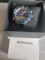Nieuw Rodania Energy Dive heren horloge, Handtassen en Accessoires, Nieuw, Overige merken, Staal, Staal
