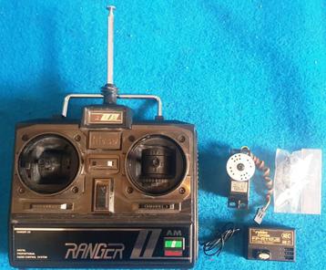 Hitec Ranger II zenderset 27.195Mhz met Futaba ontvanger beschikbaar voor biedingen