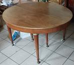 Table de salle à manger ovale en bois fin 1+ rallonges, Maison & Meubles, Tables | Tables de salon, 100 à 150 cm, 100 à 150 cm