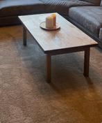 Salon tafel vol hout, Huis en Inrichting, Tafels | Salontafels, Ophalen of Verzenden, Zo goed als nieuw
