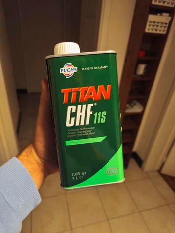Huile hydraulique Fuchs TITAN CHF 11S – 1L (Original BMW) beschikbaar voor biedingen
