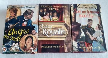 3 romans in het Frans.