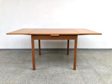Vintage design eettafel door Cees Braakman voor Pastoe 1960s, Vintage design, 150 à 200 cm, Cinq personnes ou plus, Carré
