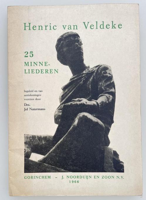 Henric van Veldeke 25 minneliederen, Boeken, Gedichten en Poëzie, Ophalen of Verzenden