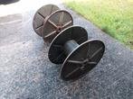 2x grote kabelhaspel/rol. WOII model, Ophalen