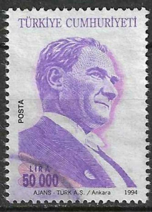 Turkije 1994 - Yvert 2779 - Beeltenis van Ataturk (ST), Postzegels en Munten, Postzegels | Europa | Overig, Gestempeld, Verzenden