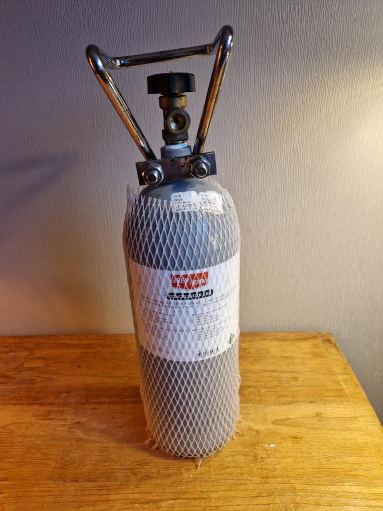 Volle Co2 fles Brew Ferm 2kg., Ophalen of Verzenden