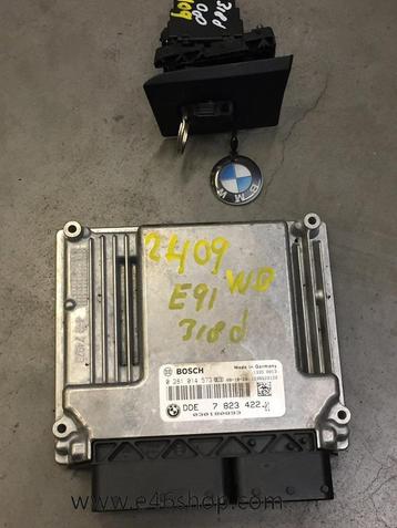 ECU DDE met sleutel BMW E90 E91 318d oem 7823422 beschikbaar voor biedingen