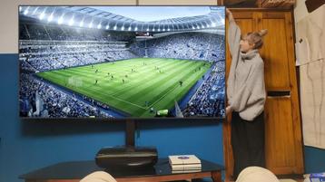 Laser TV Set: Projector + Scherm + Meubel + Standaard beschikbaar voor biedingen