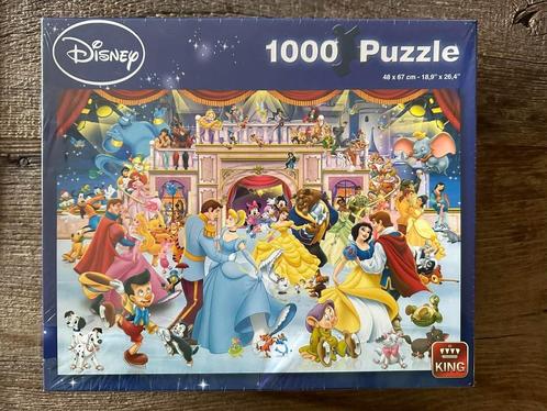 King puzzel 'Disney: Holiday on ice' 1000 stukjes NIEUW, Hobby en Vrije tijd, Denksport en Puzzels, Nieuw, Legpuzzel, 500 t/m 1500 stukjes