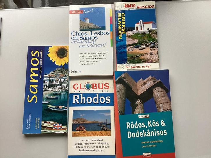 5 reisgidsen Griekse eilanden, Boeken, Reisgidsen, Zo goed als nieuw, Ophalen of Verzenden