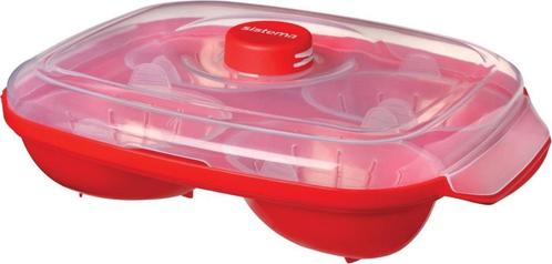 Sistema Ei Pocheerder, Huis en Inrichting, Keuken | Tupperware, Zo goed als nieuw, Rood, Ophalen of Verzenden