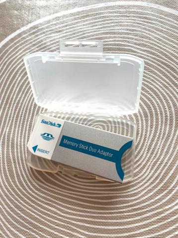 SAN DISK Memory stick duo adaptor beschikbaar voor biedingen