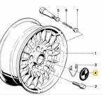 Naafembleem velgen oldtimer BMW 70 mm bollend 36131122132 11, Auto-onderdelen, Ophalen of Verzenden, Herkomst onderdeel bekend