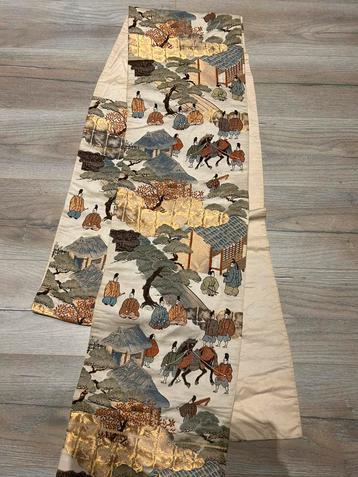 Nishijin-ori Vintage Obi (zesdelig ontwerp/gedeeltelijk on beschikbaar voor biedingen