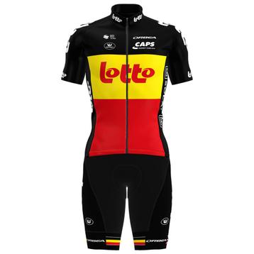 Wielerkledij Belgisch Kampioen, Team Lotto, Arnaud De Lie beschikbaar voor biedingen