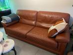 Lederen salon DURLET, Maison & Meubles, Canapés | Salons, Cognac allertijds lederen salon, Banc droit, Enlèvement, Utilisé