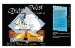 Bieretiket Dichte Mist Witbier - Brouwerij De Boei Texel, Ophalen of Verzenden, Nieuw