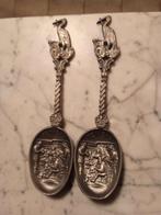 2 Antieke Tinnen Lepels van Jaar 1920, Antiek en Kunst, Ophalen