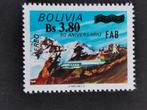 Bolivia 1996 - vliegtuig , met opdruk, Postzegels en Munten, Postzegels | Amerika, Ophalen of Verzenden, Zuid-Amerika, Gestempeld