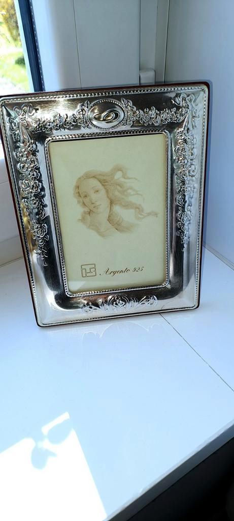 Cadre photo en pur argent 925 poinçonner a saisir ️↙️, Antiek en Kunst, Antiek | Zilver en Goud, Zilver