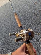 Shimano jerkbait crystal carbon + Reel Rozemeijer Element, Ophalen of Verzenden, Zo goed als nieuw, Complete set