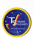Tsunami Solidarity - Belgische Defensie - patch, Verzenden, Landmacht, Embleem of Badge