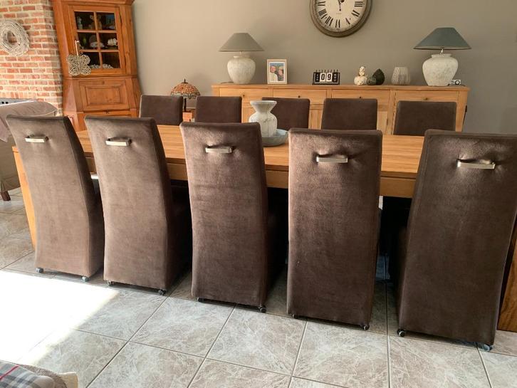 Eetkamerstoelen op wieltjes, Huis en Inrichting, Stoelen, Ophalen