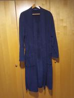 Peignoir coton éponge bleu, Verzenden, Maat 48/50 (M), Blauw