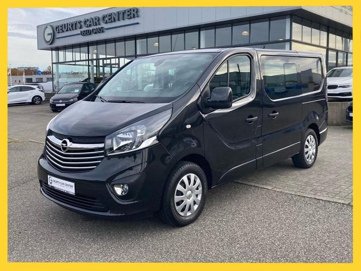 Opel Vivaro Dubbele Cabine 5-PL 1.6 CDTi Biturbo 146pk !, Auto's, Opel, Vivaro, ABS, Adaptieve lichten, Airbags, Airconditioning