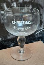 Ancien verre Christmas Marbaix, Comme neuf, Enlèvement ou Envoi, Verre à bière
