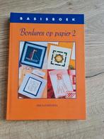 Boek : borduren op papier ( handboek ), Ophalen of Verzenden, Zo goed als nieuw