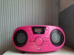 Roze radio en CD speler, Audio, Tv en Foto, Nieuw, Overige merken, Ophalen, Met radio