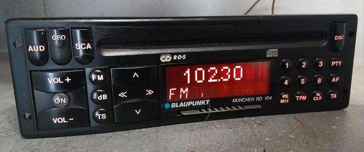 Blaupunkt Porsche 911 Munchen Nr: M687 Auto Radio Oldtimer, Auto diversen, Autoradio's, Zo goed als nieuw, Ophalen of Verzenden