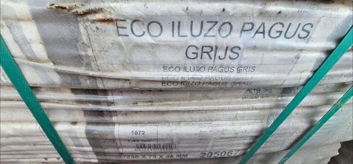 ECO Iluzo Pagus Grijs – 1 pallet – Nieuw, Jardin & Terrasse, Gaze & Fils, Comme neuf, Enlèvement