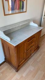Twee commodes, eentje met spigel. Ingelegd fineerhout., Huis en Inrichting, Ophalen, Gebruikt