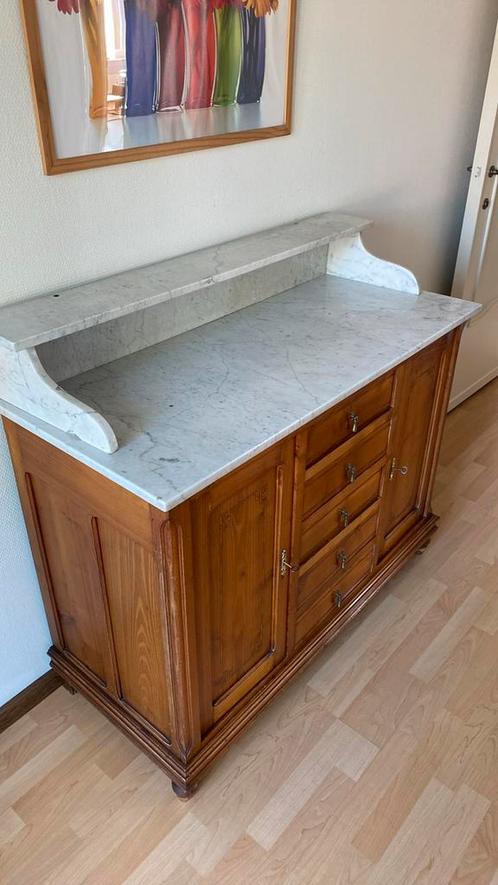 Twee commodes, eentje met spigel. Ingelegd fineerhout., Huis en Inrichting, Kasten | Dressoirs, Gebruikt, Ophalen