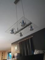 Hanglamp, Huis en Inrichting, Lampen | Hanglampen, Ophalen, Gebruikt, Glas, 75 cm of meer