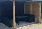 Lounge 9 personen + tafel, Tuin en Terras, Tuinsets en Loungesets, Ophalen, Gebruikt, Loungeset, Bank