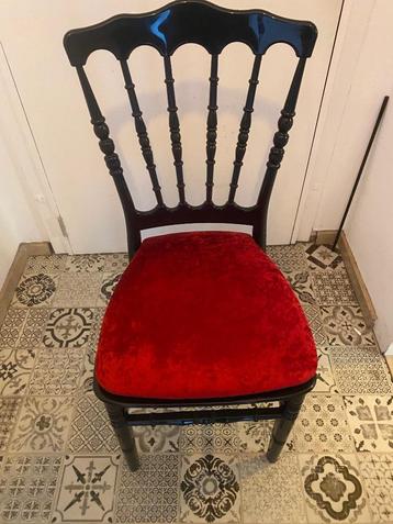 Wedding chair Napoleon Zwart beschikbaar voor biedingen