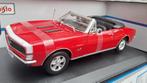 CHEVROLET CAMARO SS 396 1967 1:18ème, Ophalen of Verzenden, Nieuw, Auto, Maisto