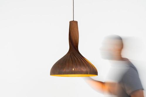 Grote grenen vintage hanglamp van Hans-Agne Jakobsson, Huis en Inrichting, Lampen | Hanglampen, Zo goed als nieuw, Hout, Ophalen