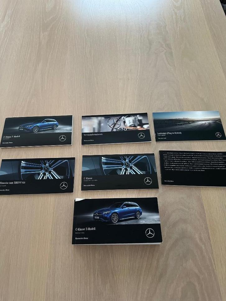 NIEUWE HANDLEIDINGSBOEKJES MERCEDES C KLASSE 300E DUITS W206, Auto's, Mercedes-Benz, Particulier, C-Klasse, Hybride Elektrisch/Benzine