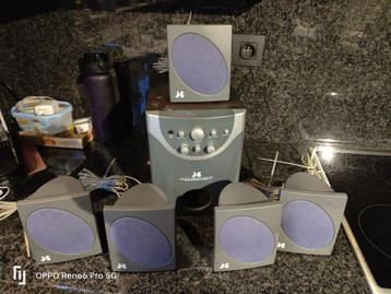 À vendre : système audio Surround JS 5.1 pour PC, Enlèvement ou Envoi, Comme neuf, Canal audio 5.1, JS
