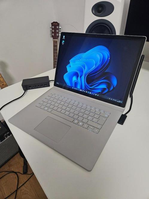 Surface Book 2 - 15 inch - 512GB - i7 - 16GB - GTX 1060, Computers en Software, Windows Laptops, Zo goed als nieuw, 15 inch, SSD